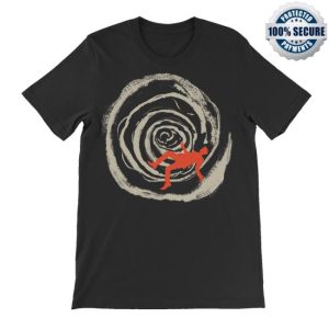 Asaf Avidan Merch Store Shop Unfurling Spiral T-Shirt Black