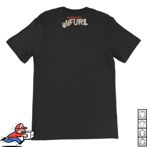 Asaf Avidan Merch Store Shop Unfurling Spiral T-Shirt Black