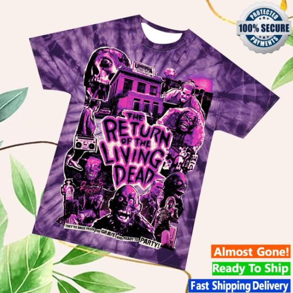 Creeporama Merch Shop Store The Return Of The Living Dead Eat Your Brains Tie Dye