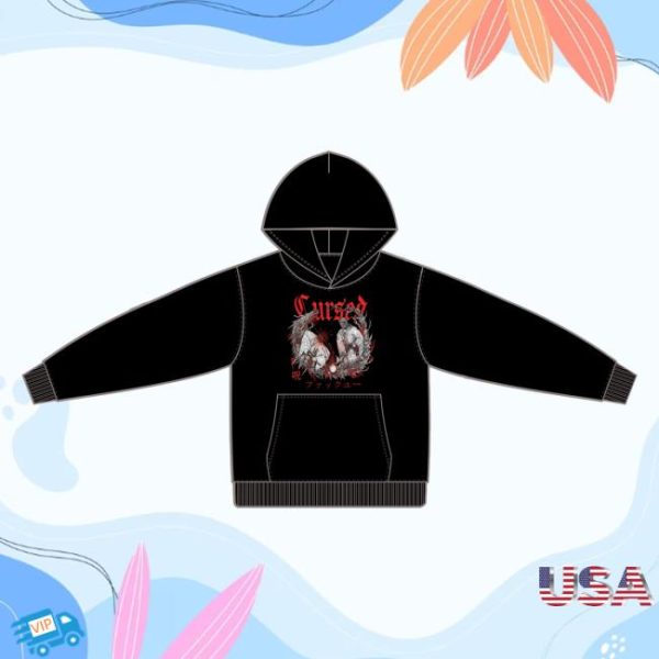 Doomshop Records Merch Store Shop Cursed Fuck You Hoodie