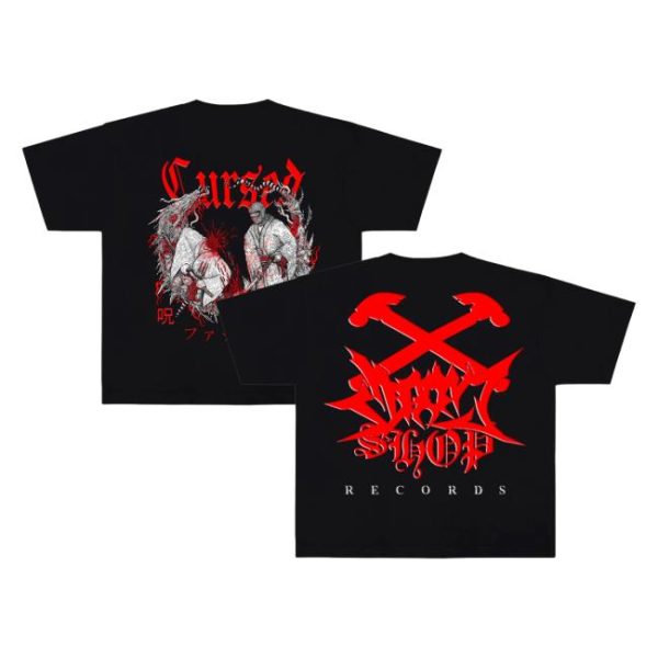 Doomshop Records Merch Store Shop Cursed Fuck You Shirt