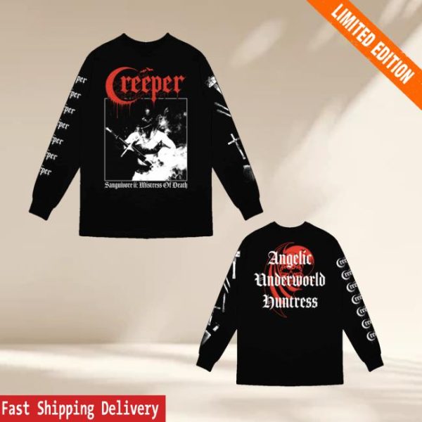 Creepercult Merch Store Shop Mistress Of Death Longsleeve T-Shirt