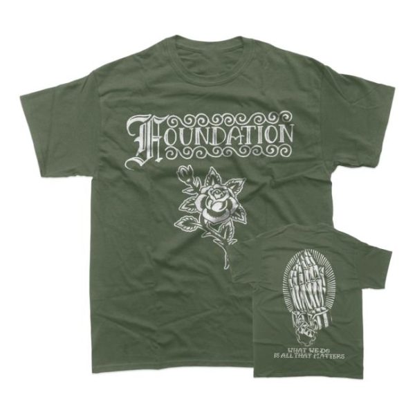 Closed Casket Activities Store Merch Foundation Rose T-Shirt