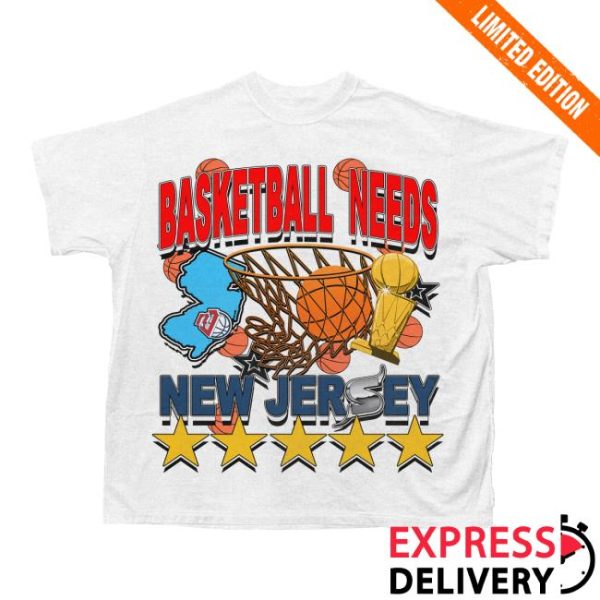 No Hoop Recruit Store Merch Basketball Needs New Jersey Tee