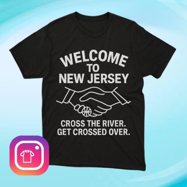 No Hoop Recruit Store Merch Welcome To New Jersey T-Shirt