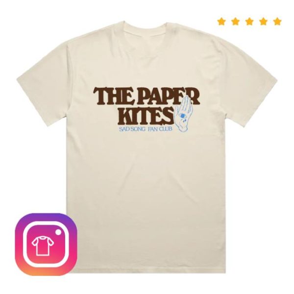Sound Merch Store The Paper Kites Sad Song Fan Club Ercu T-Shirt