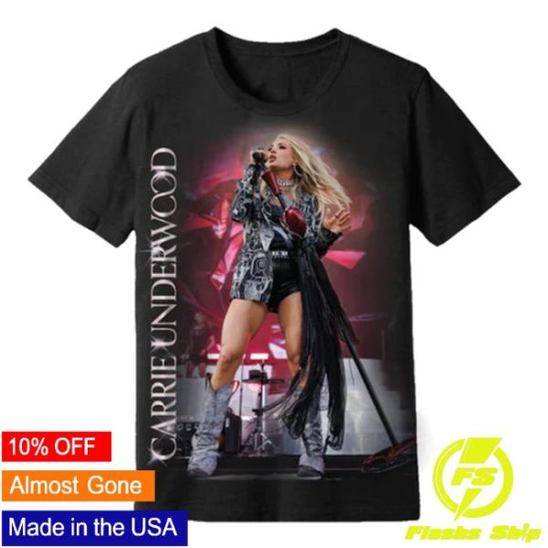 Carrie Underwood Store Merch Live Performance Photo T-Shirt