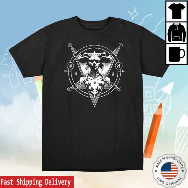 kenny Blizzard Gear Merch Store Shop Diablo Iv Lilith Pentagram Black T Shirt