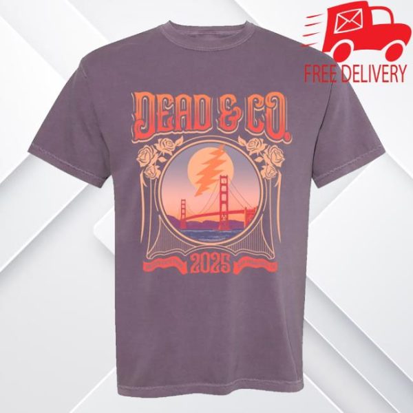 Dead And Company Merch Store Shop Dead And Company Golden Gate Park Wine Tee