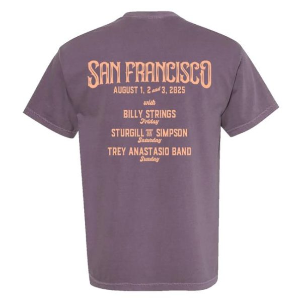 Dead And Company Merch Store Shop Dead And Company Golden Gate Park Wine Tee