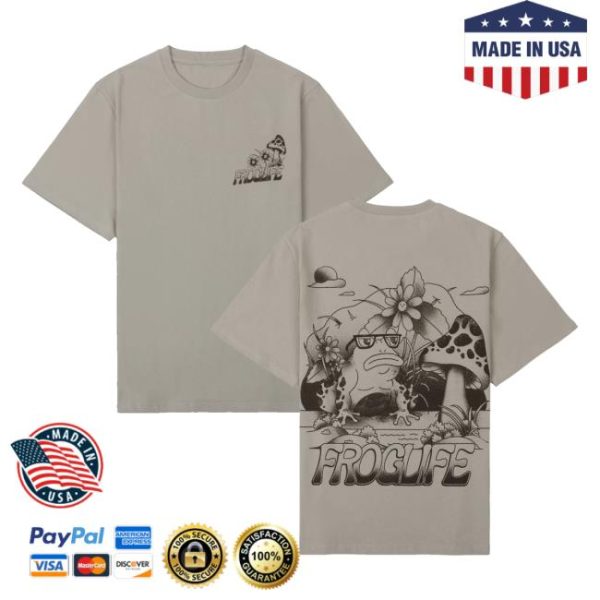 Official Paymoneywubby Store Merch Frog Life T-Shirt