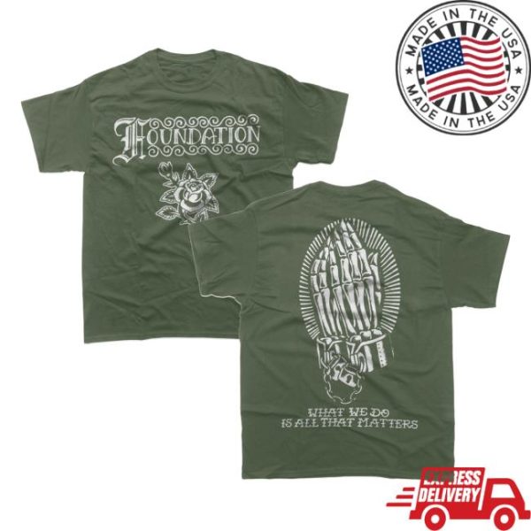 Closed Casket Activities Merch Store Shop Foundation Rose T-Shirt