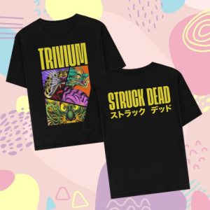 Trivium Store Merch Struck Dead Black T-Shirt