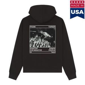 Frank Turner Store Merch Positive Songs For Negative People 10Th Anniversary Zip-Hoodie