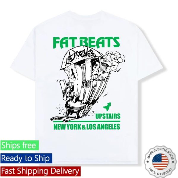 Fat Beats Store Merch Pleasures X Fat Beats 30Th Anniversary Tee