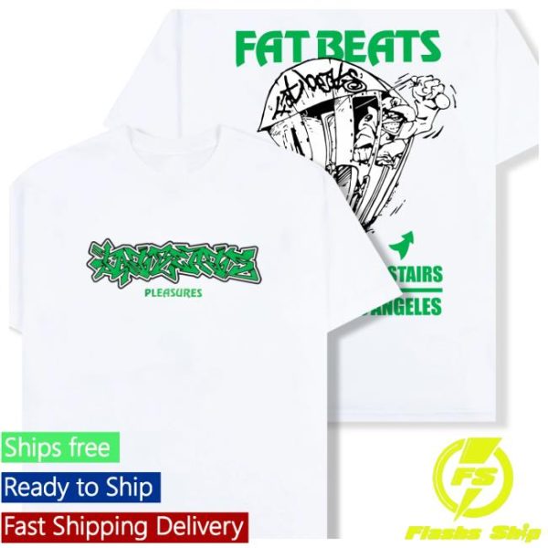 Fat Beats Store Merch Pleasures X Fat Beats 30Th Anniversary Tee