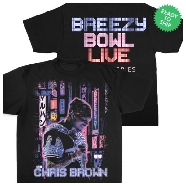 Shop Chris Brown Store Merch Breezy Bowl Xx Light Bright SS T-Shirt