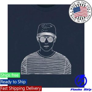 80S Casuals Store Merch ‘Pet Shop Boys – Milano’ Organic Navy T-Shirt