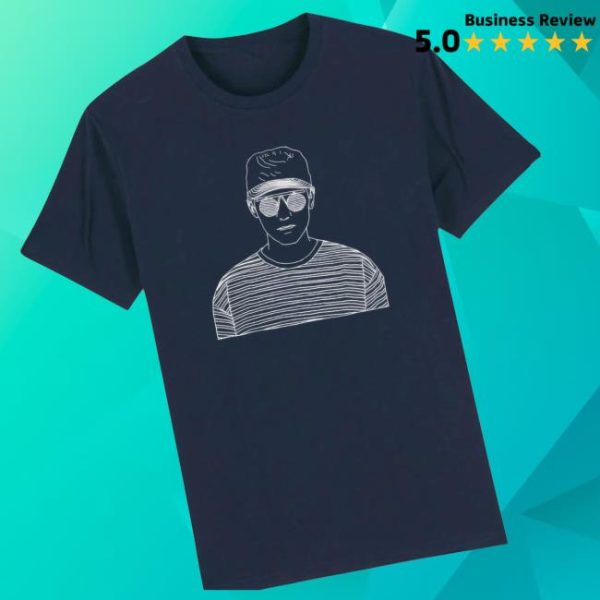 80S Casuals Store Merch ‘Pet Shop Boys – Milano’ Organic Navy T-Shirt