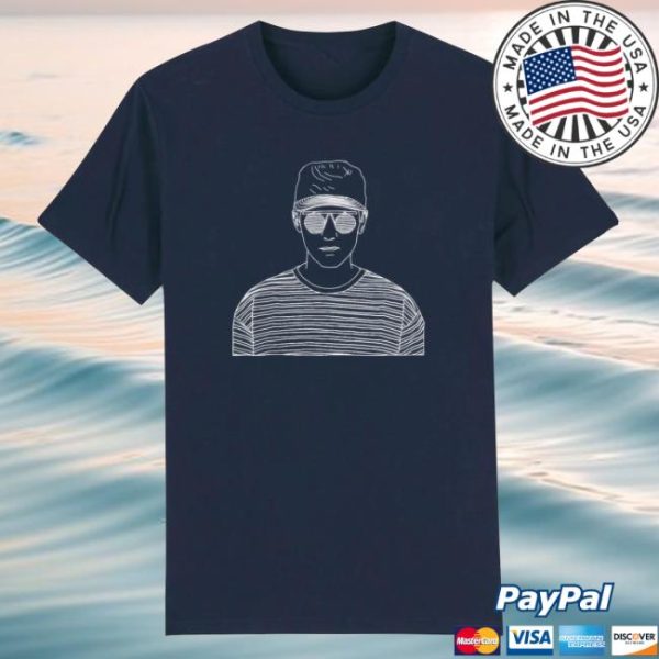 80S Casuals Store Merch ‘Pet Shop Boys – Milano’ Organic Navy T-Shirt
