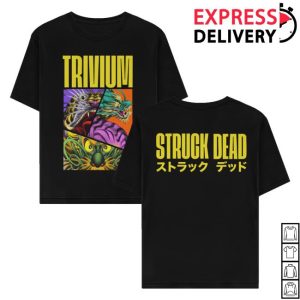 Trivium Official Store Merch Struck Dead Black T-Shirt