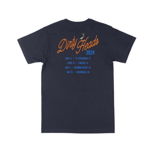 Dirty Heads Store Merch Off Duty Tour T-Shirt