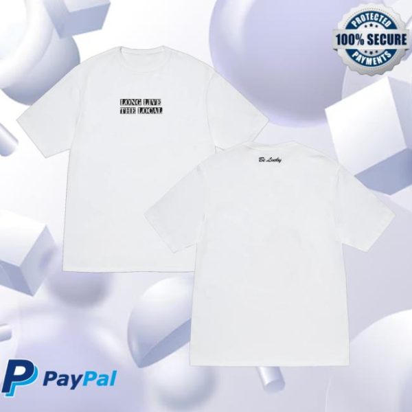 Louis Dunford Merch Store Shop Long Live The Local White T-Shirt