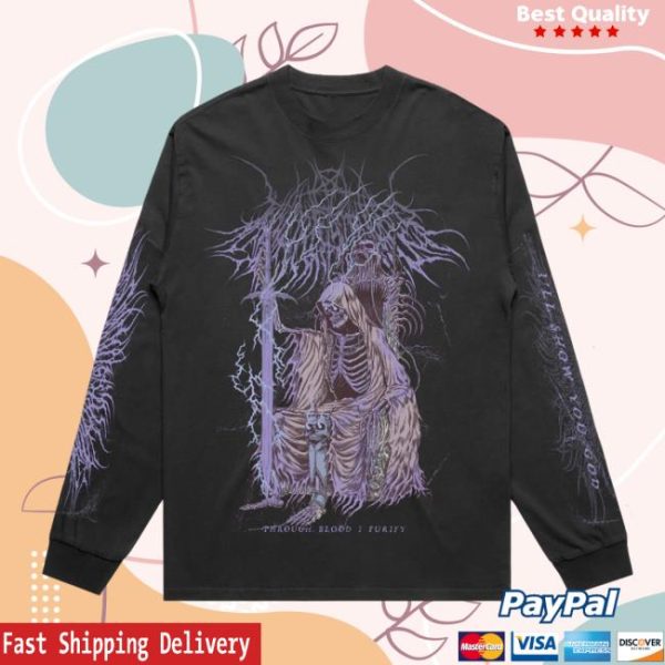 Merch Warfare Store Merch Skeleton King Black Long Sleeve