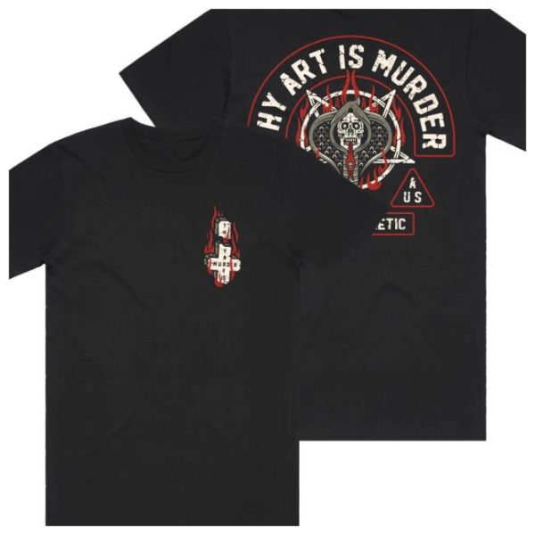 Merch Warfare Store Merch I Am The Heretic Black Tee