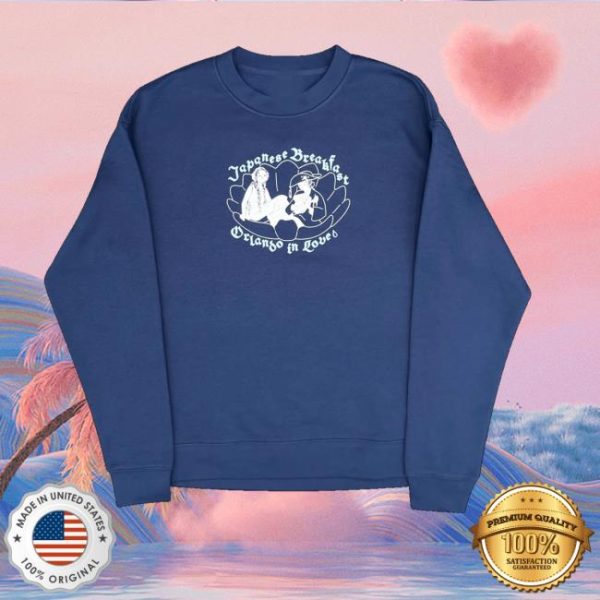 Japanese Breakfast Merch Store Shop Orlando In Love Cobalt Sweatshirt