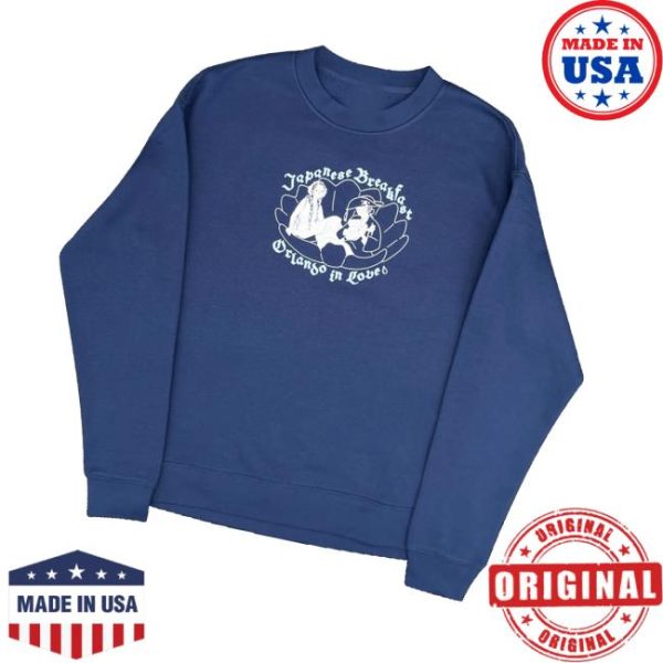 Japanese Breakfast Merch Store Shop Orlando In Love Cobalt Sweatshirt