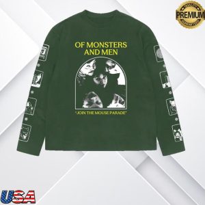 Omam Merch Store Shop Join The Mouse Parade Green Long Sleeve