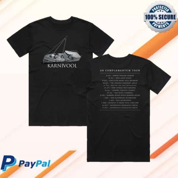 24Hundred Merch Store Karnivool Ad Complementum Tour Tee