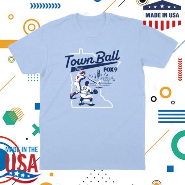 Sotastick Co Store Merch Fox 9 Town Ball Tour 2025 T-Shirt