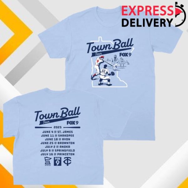 Sotastick Co Store Merch Fox 9 Town Ball Tour 2025 T-Shirt