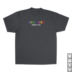 808 All Day Merch Store Shop 808Allday Premium Max Heavyweight Shadow Monogram Tee