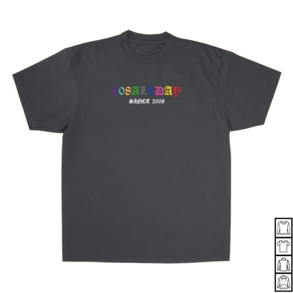 808 All Day Merch Store Shop 808Allday Premium Max Heavyweight Shadow Monogram Tee