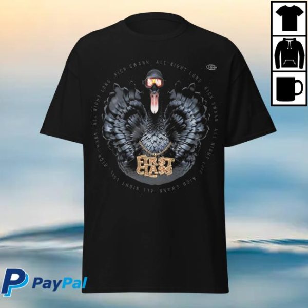 Tnamerch Store Merch Rich Swann All Night Long T-Shirt