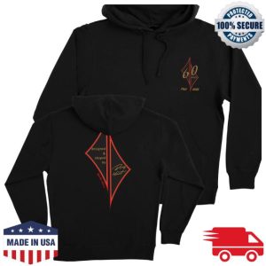 Santa Cruz Skateboards Store Merch Diamond Mens Haut 60Th Hoodie