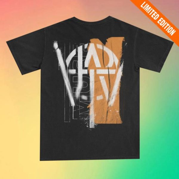 Muse Store Merch Will Of The People Orange Stencil T-Shirt