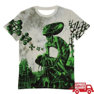 Blood Incantation Official Store Merch Hidden History Of The Human Race All Over Print T-Shirt Dye