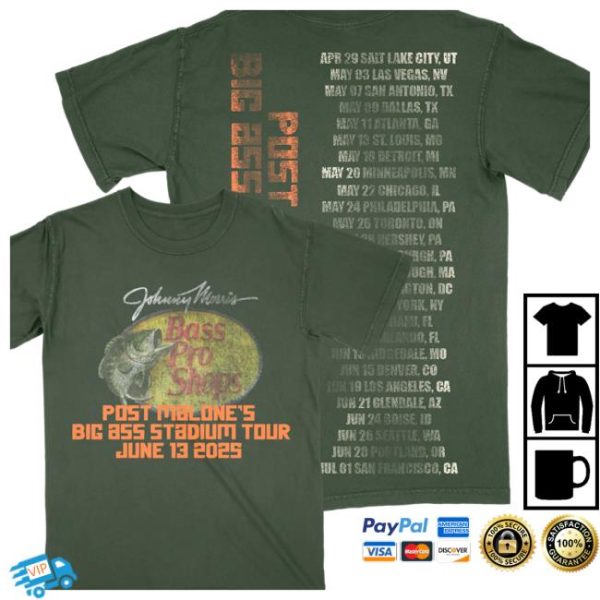 Post Malone Store Merch Post Malone X Bass Pro Shops Event T-Shirt