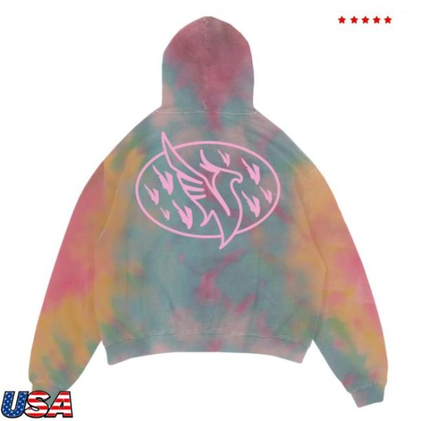 Illenium Store Merch Phoenix Tie Dye Hoodie