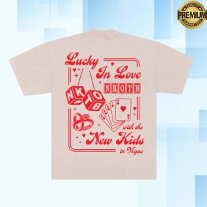 New Kids On The Block Store Merch Lucky In Love Las Vegas Tee