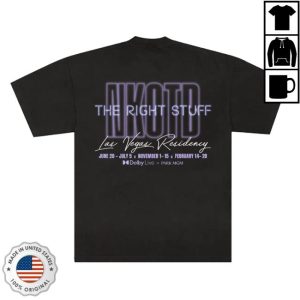 New Kids On The Block Store Merch The Right Stuff Residency Tee