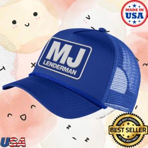Mj Lenderman Store Merch Logo Patch Blue Hat