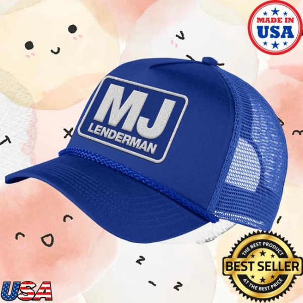 Mj Lenderman Store Merch Logo Patch Blue Hat