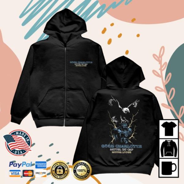 Good Charlotte Store Merch Motel Du Cap Eagle Hoodie
