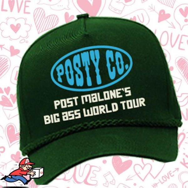 Postmalone Store Merch The Big Ass World Tour Hat