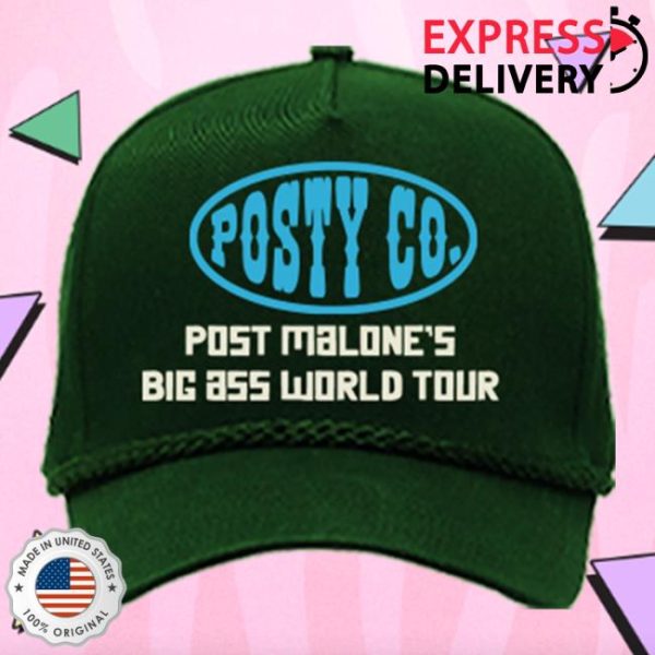 Postmalone Store Merch The Big Ass World Tour Hat